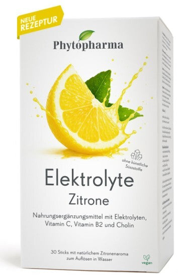 Phytopharma Elektrolyte Zitrone Sticks