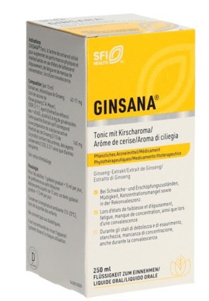 Ginsana Tonikum mit Kirscharoma
