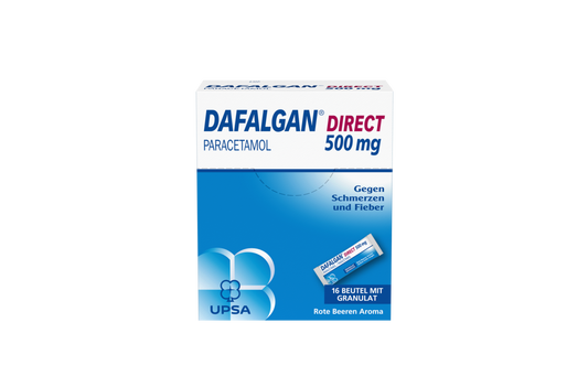 Dafalgan Direct Gran 500mg Rote Beeren 16Stk.