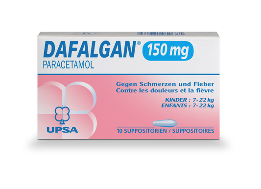 Dafalgan Supp 150mg 10Stk.