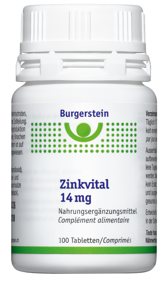 Burgerstein ZinkVital 14mg