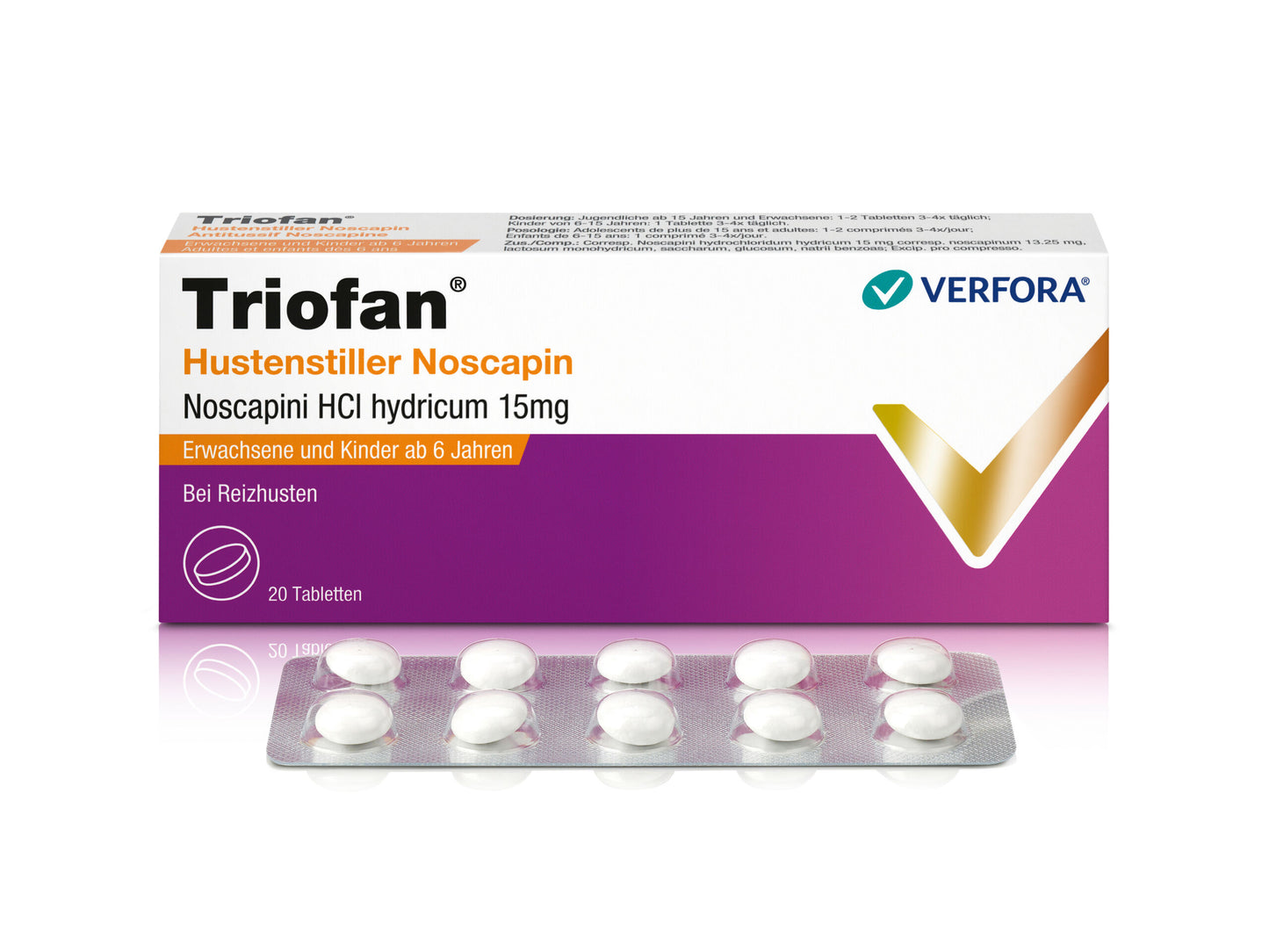 Triofan Hustenstiller Noscapin Tabletten