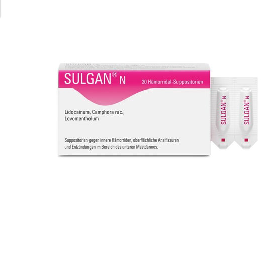 Sulgan N Hämorridal Suppositorien