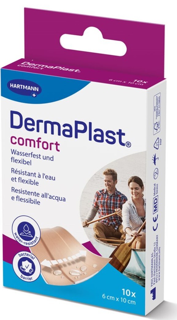 DermaPlast Comfort Schnellverband 6cmx10cm
