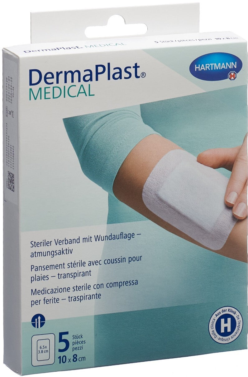 DermaPlast Medical Vliesverband 10x8cm