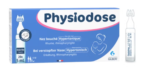 Physiodose hypertonische Meersalzlösung 20Stk