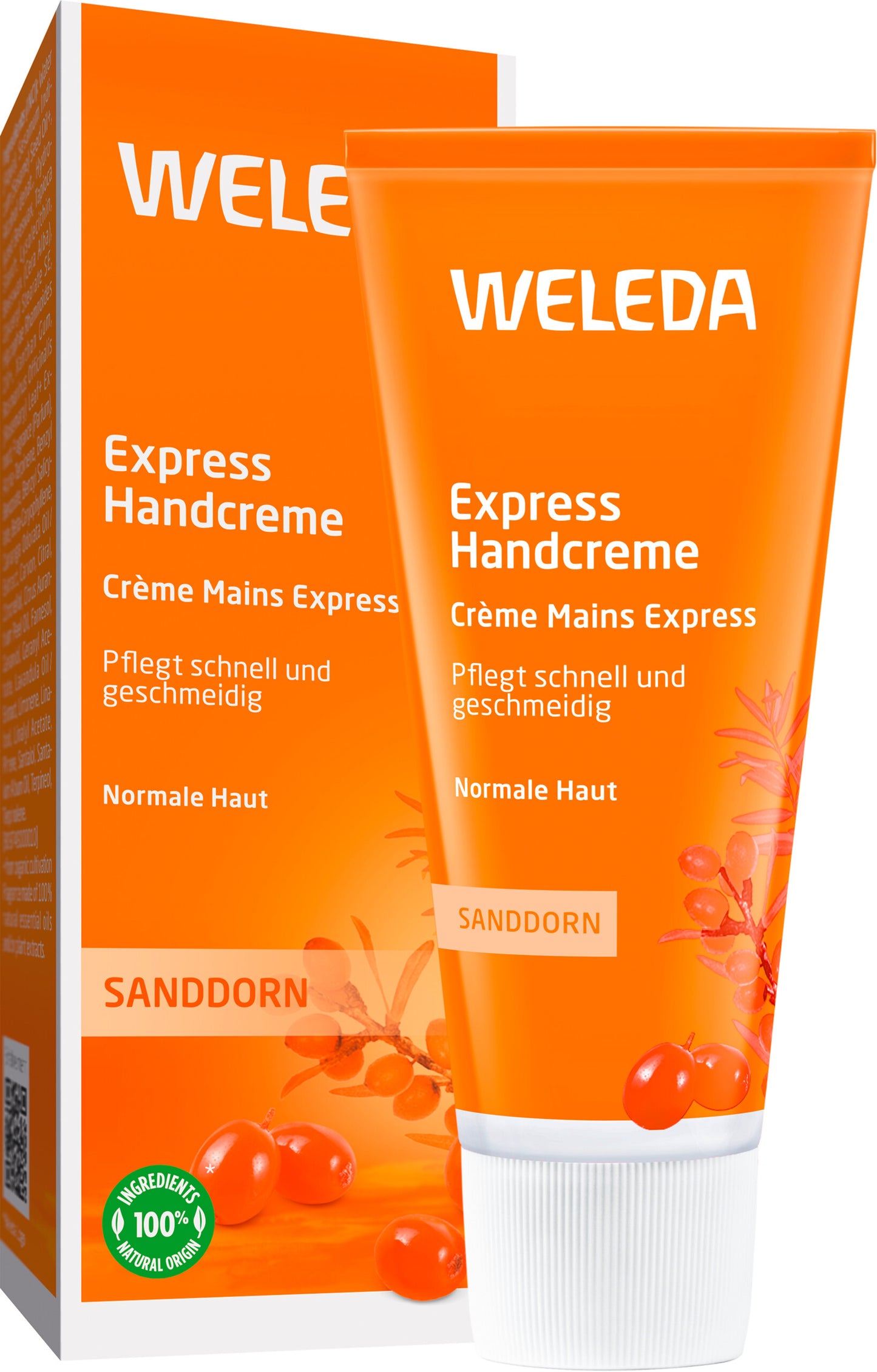 Weleda Express Handcreme Sanddorn