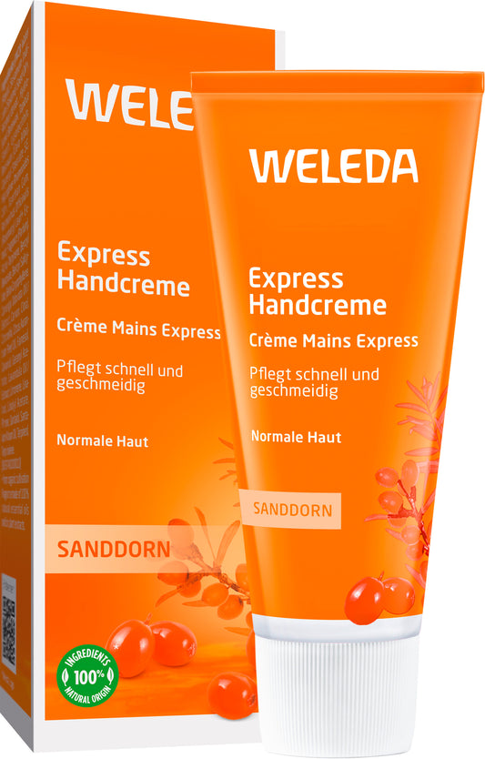 Weleda Express Handcreme Sanddorn