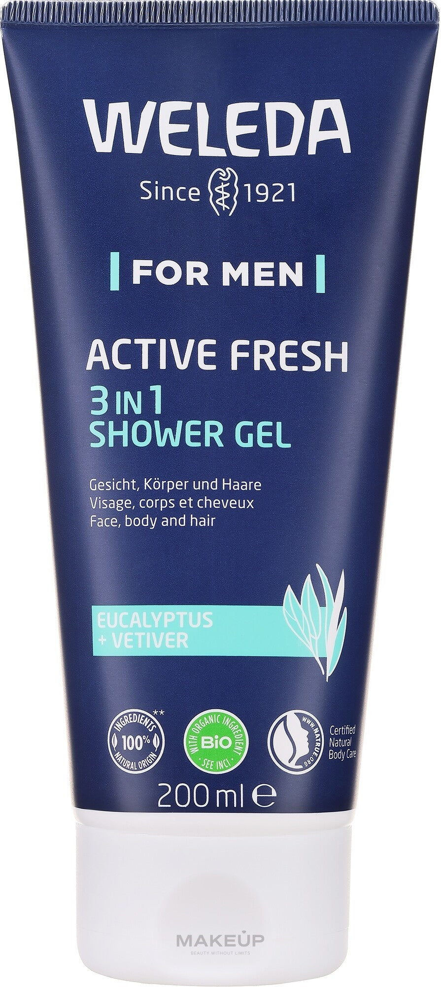 Weleda For Men Active Fresh 3in1 Shower Gel