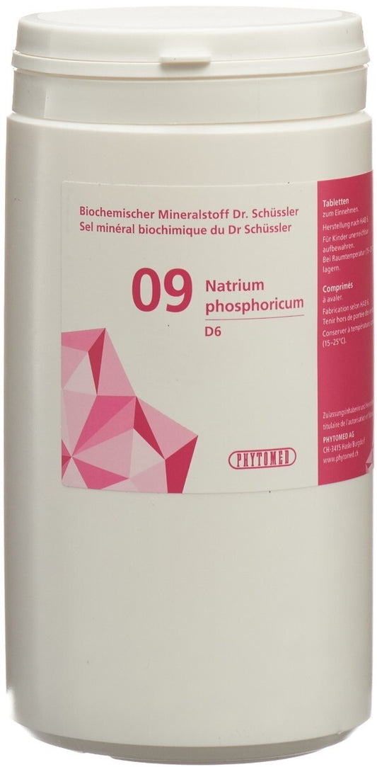 Phytomed Schüssler Nr.9 Natrium phos. Tabl D6