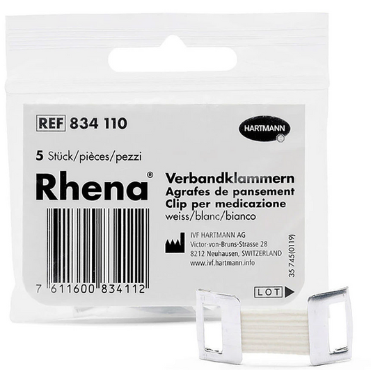 Rhena Verbandklammern weiss