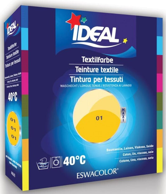Ideal Maxi Baumwolle Color No01 gelb