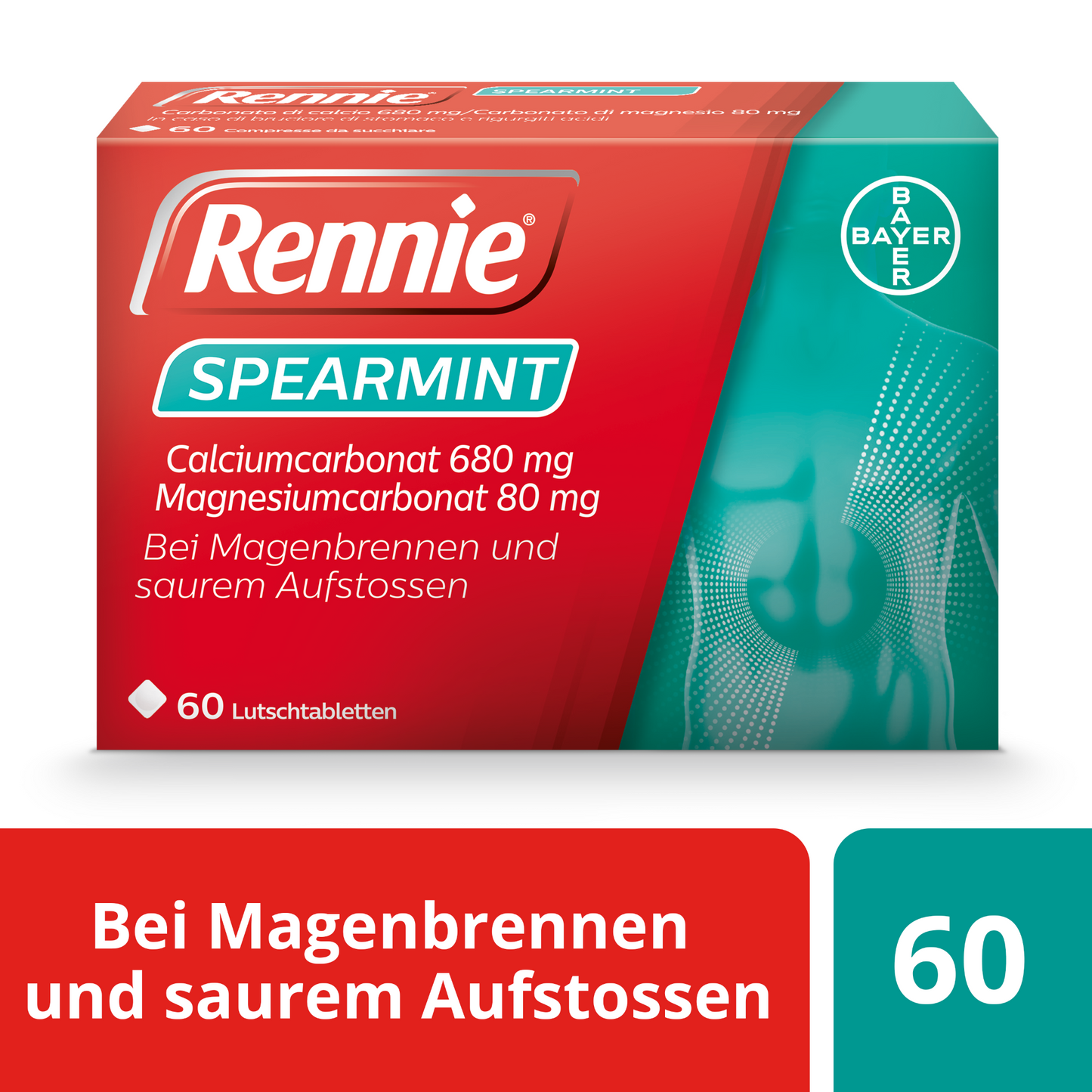 Rennie Spearmint Lutschtabl