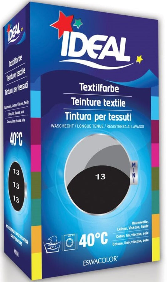 Ideal Mini Baumwolle Color No13 schwarz