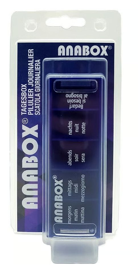 Anabox Medidispenser 1 Tag blau