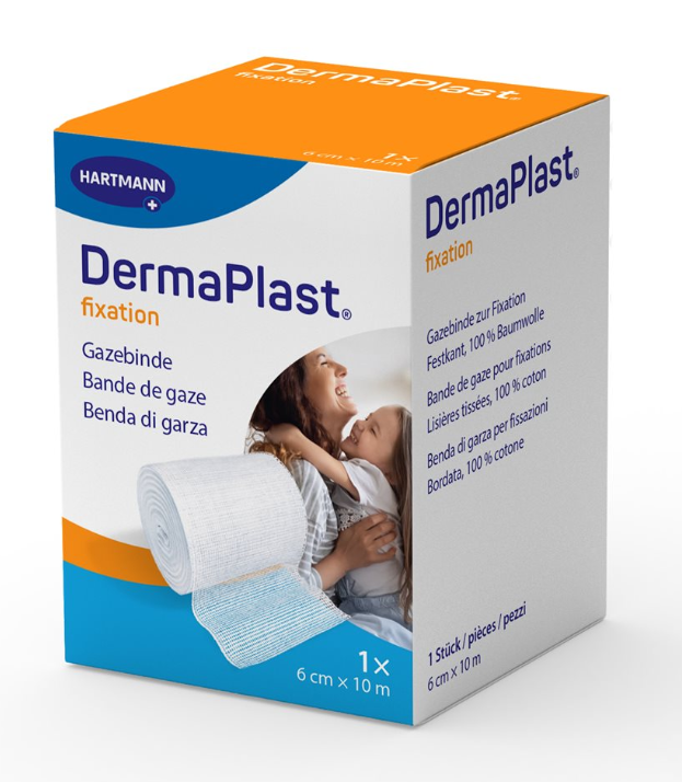 DermaPlast Gazebinde festkantig 6cmx10m